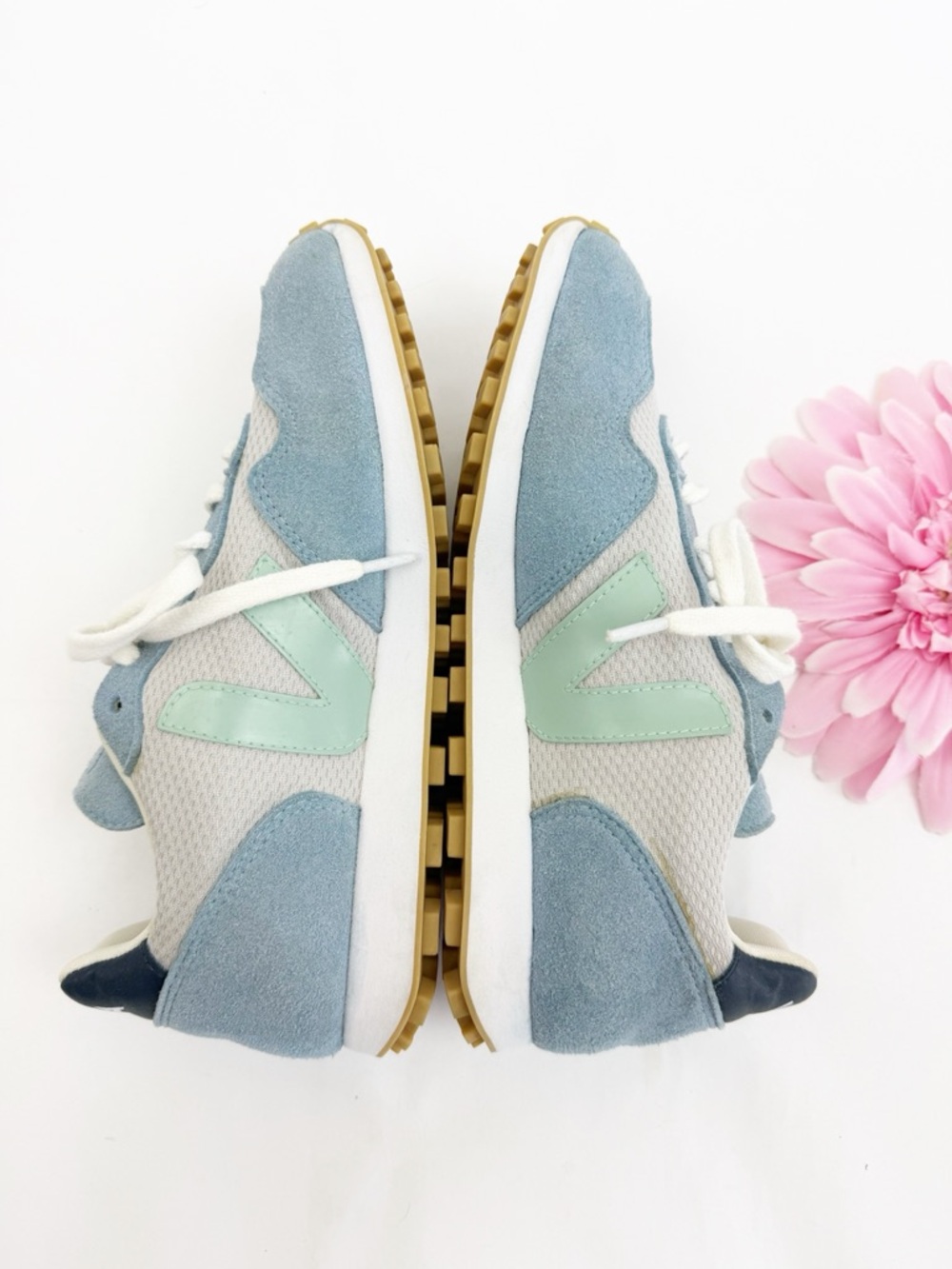 Veja SDU Rec Alveomesh Trainers Sneakers Light Grey/Matcha Green/Steel Blue - Picture 4 of 11